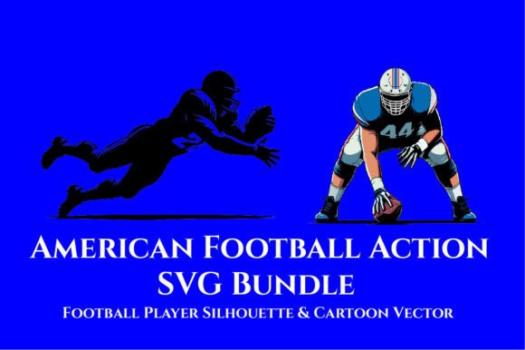 American Football Action SVG Bundle