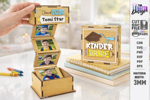 Graduation Memory Box with Photo Frames